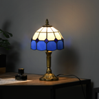 The Hollowmere Table Lamp — Stained Glass