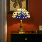 The Rosemarket Table Lamp — Stained Glass