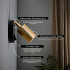 The Corvinwood Wall Light — Rotatable Spotlight