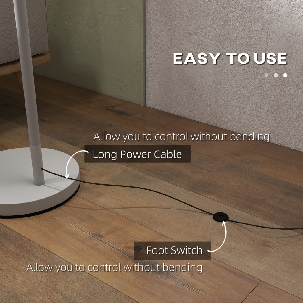 The Winslet Floor Lamp — Rotating Drum Shade Standing Lamp