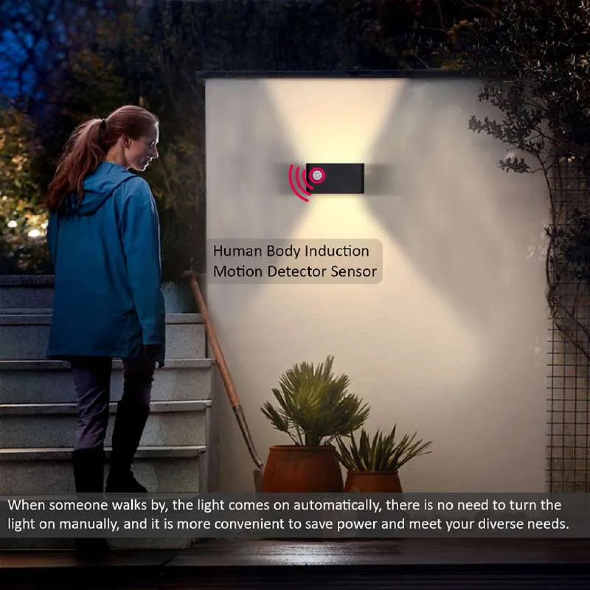 The Sentrywell Wall Light — LED Motion Sensor Security