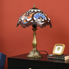 The Thistledown Table Lamp — Stained Glass