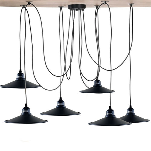 The Draplume Pendant — 6-Way Spider Cluster