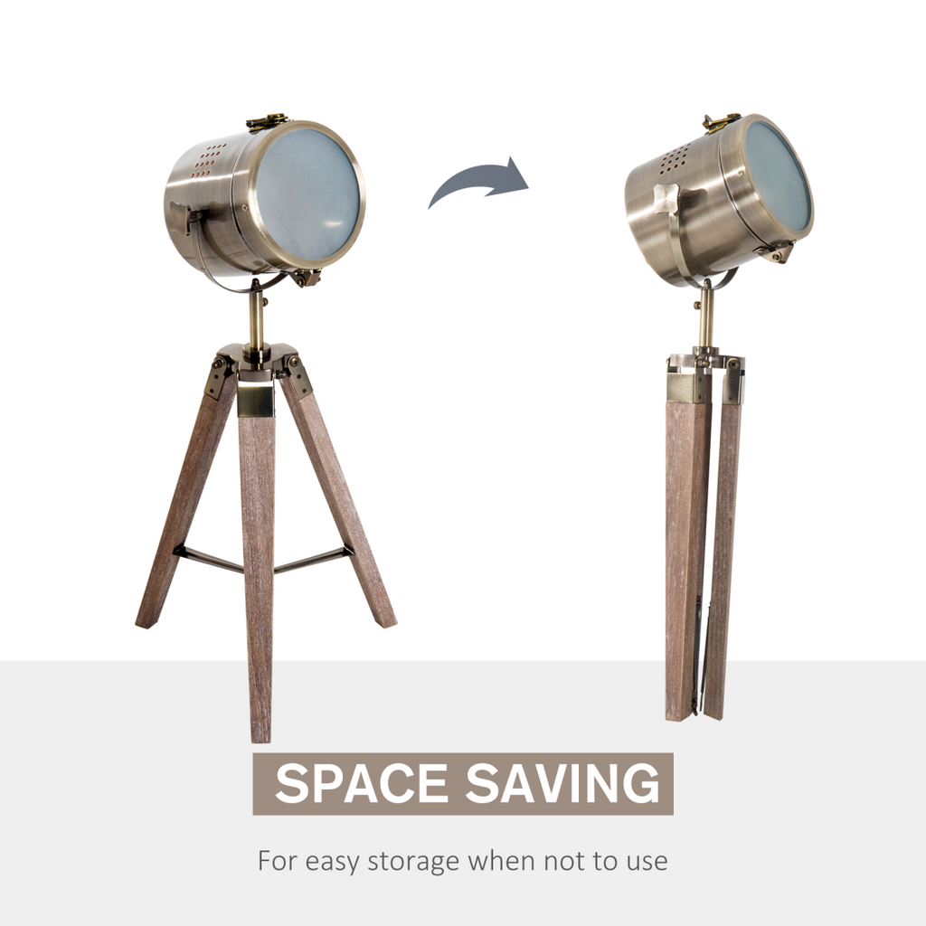 The Beckett Floor Lamp — Vintage Tripod Spotlight Standing Lamp