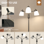 The Harlan Floor Lamp — 3-Arm Tree Standing Lamp