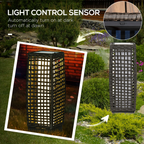 The Wrenholt Lantern — Rattan Solar Garden Light