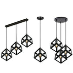 The Prismara Pendant — 3-Cluster Geometric Cube