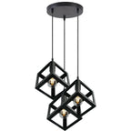 The Prismara Pendant — 3-Cluster Geometric Cube