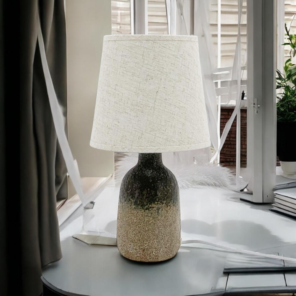 The Charmoor — Two-Tone Ceramic Table Lamp