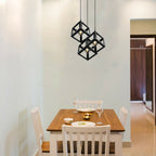 The Prismara Pendant — 3-Cluster Geometric Cube