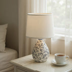 The Bramble Table Lamp — Floral Ceramic Bedside Lamp