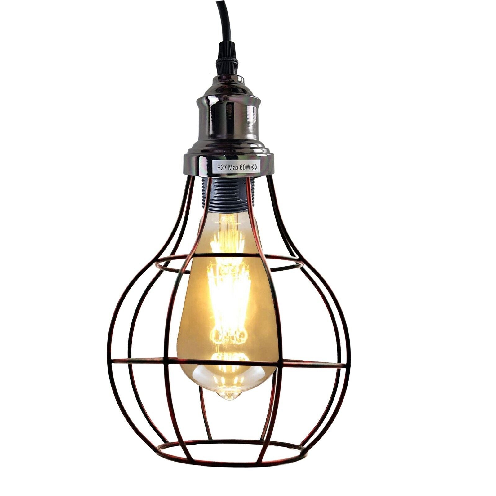 The Trellica Pendant — Triple Cage Cluster