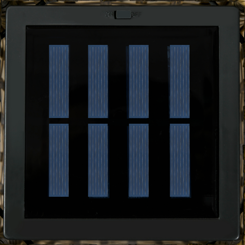 The Wrenholt Lantern — Rattan Solar Garden Light