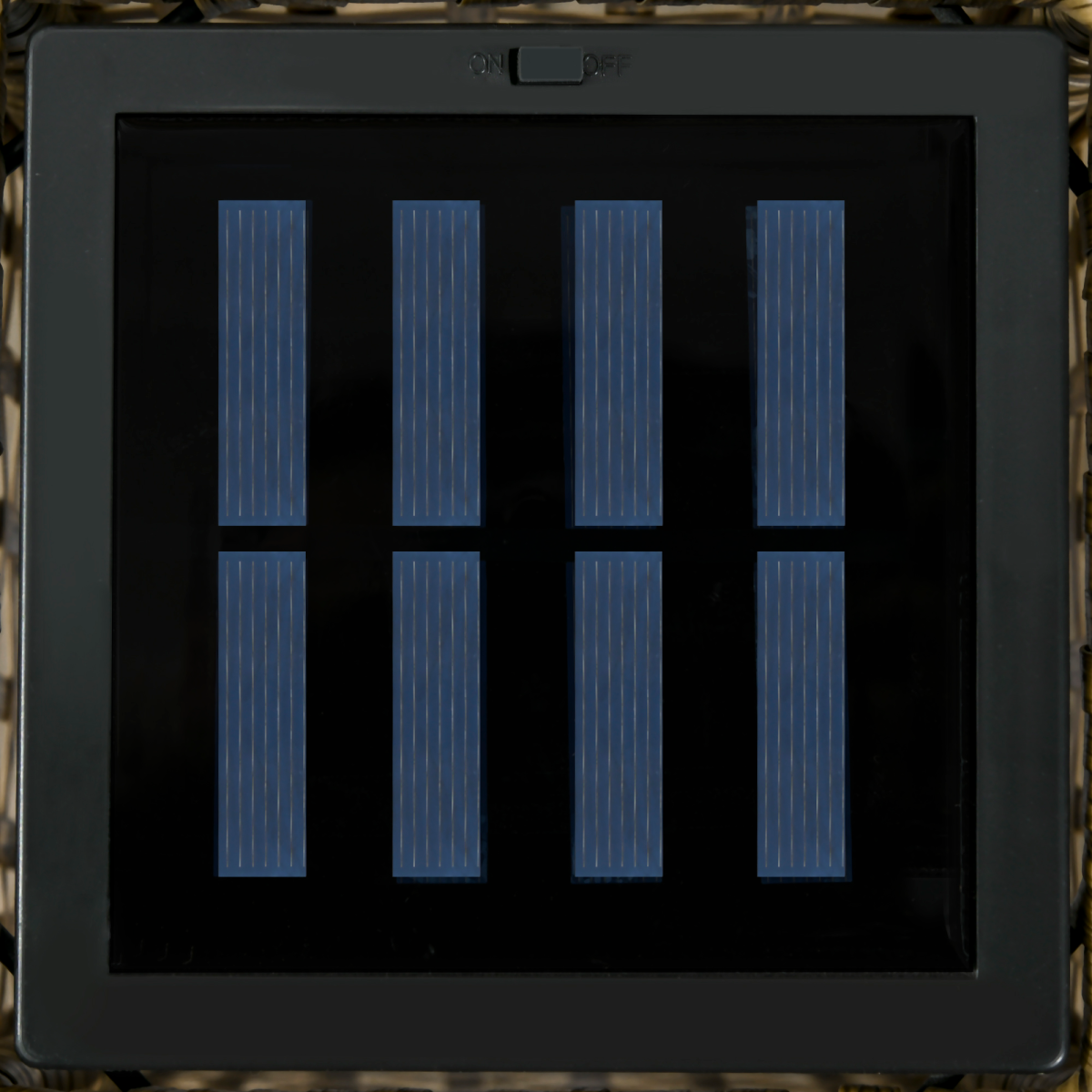 The Wrenholt Lantern — Rattan Solar Garden Light