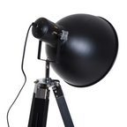 The Sheldon Floor Lamp — Dome Shade Tripod Standing Lamp