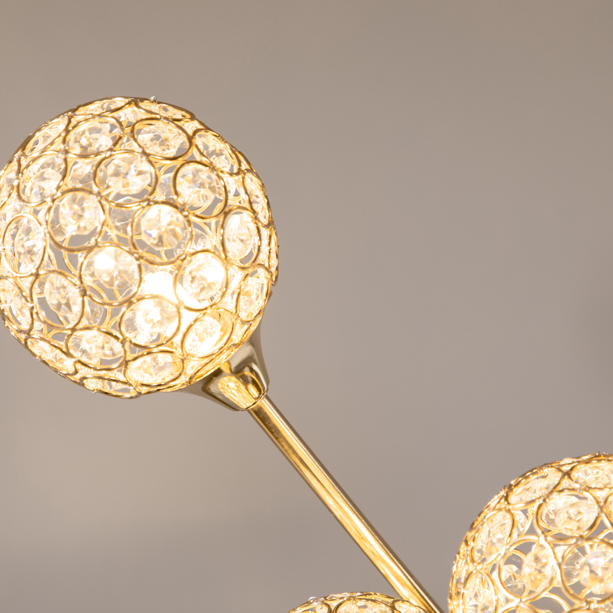 The Aveline Floor Lamp — 5-Light Crystal Bloom Standing Lamp