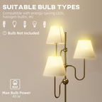 The Elysian Floor Lamp — 3-Light Golden Branch Standing Light