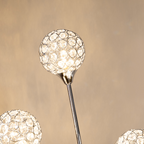 The Aveline Floor Lamp — 5-Light Crystal Bloom Standing Lamp