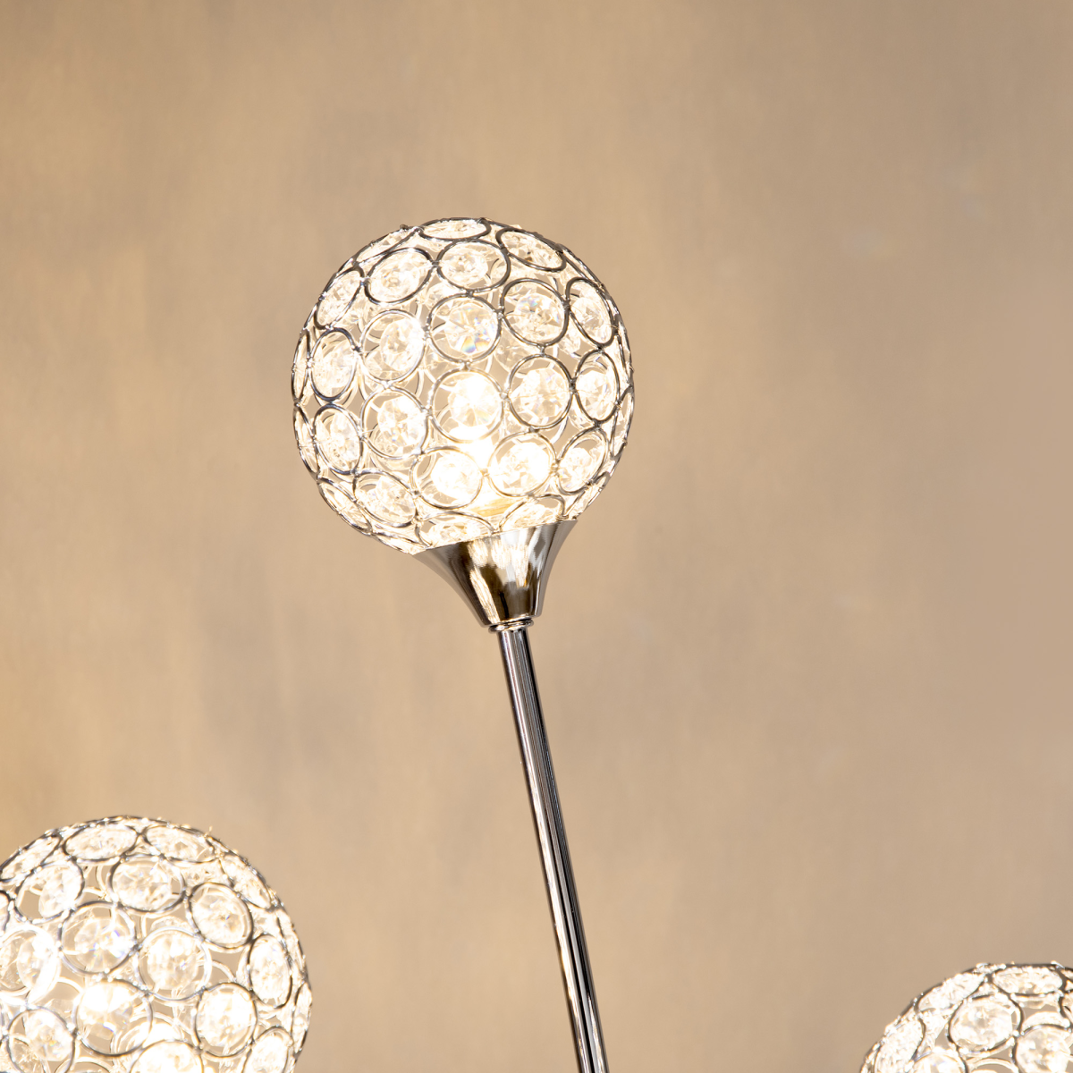 The Aveline Floor Lamp — 5-Light Crystal Bloom Standing Lamp