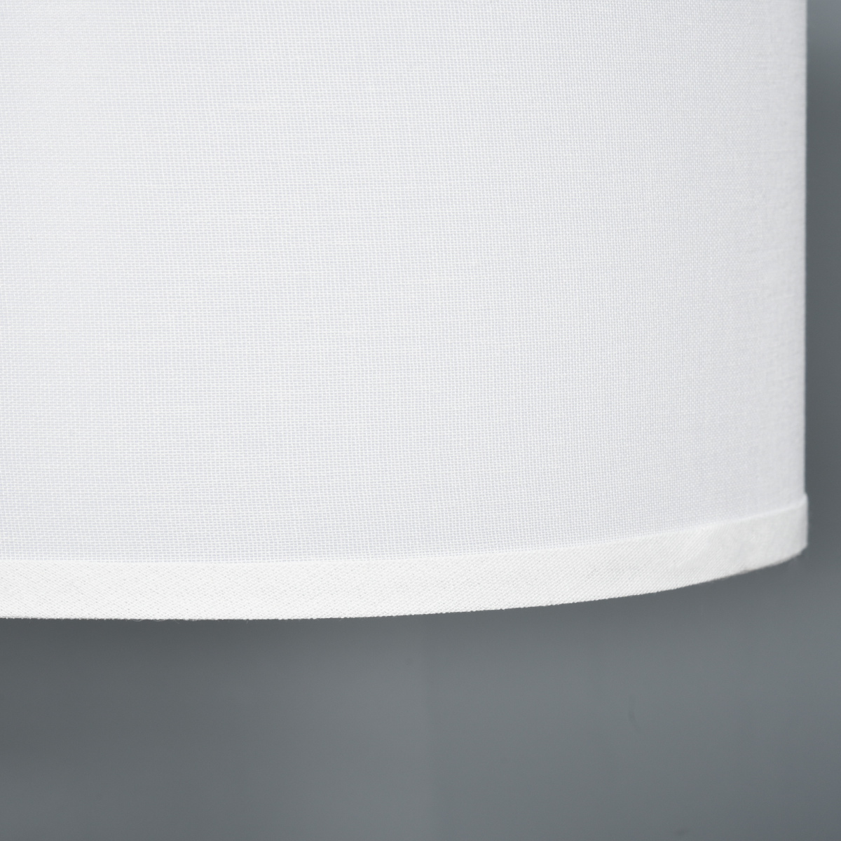The Delaney Floor Lamp — Gold Pole Linen Drum Standing Lamp