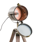 The Beckett Floor Lamp — Vintage Tripod Spotlight Standing Lamp