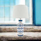 The Kingsley Table Lamp — Blue & White Oriental Ceramic Lamp