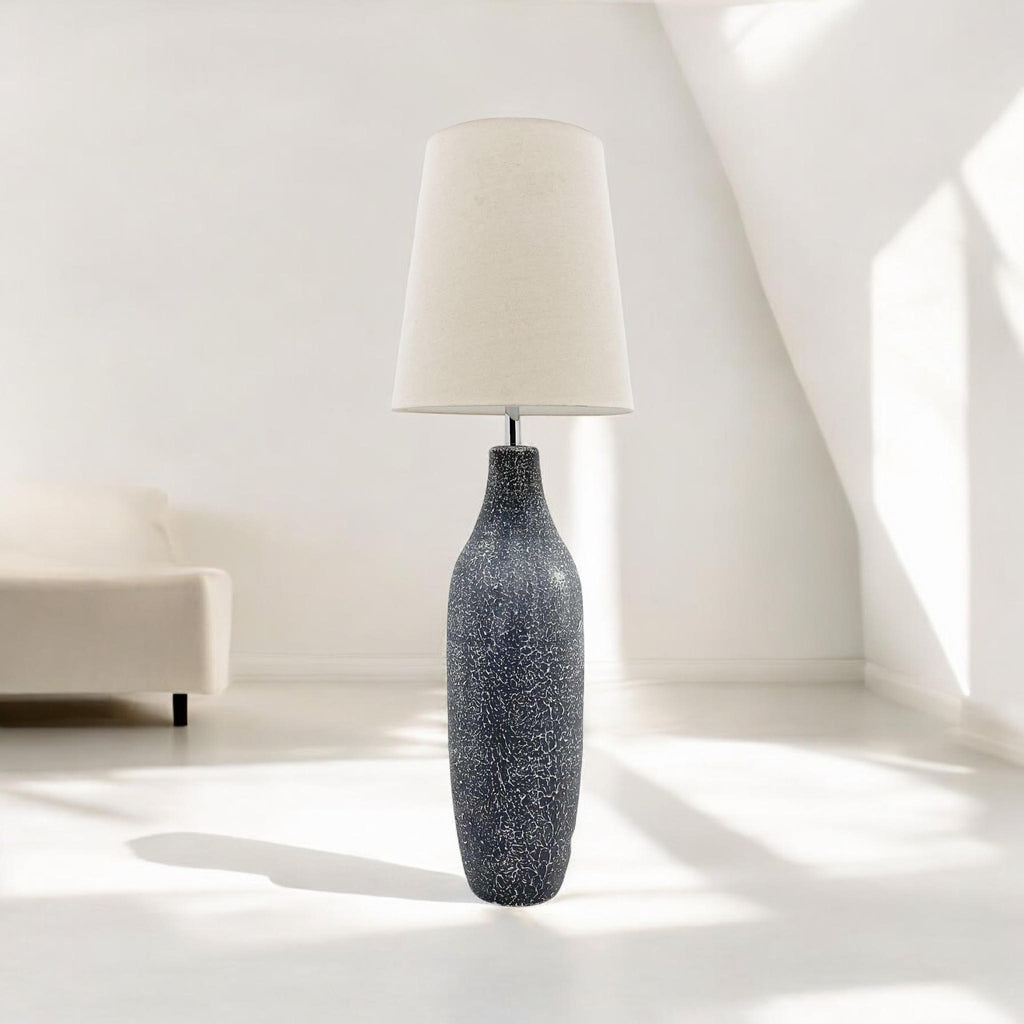 The Ottermere Floor Lamp — Textured Ceramic
