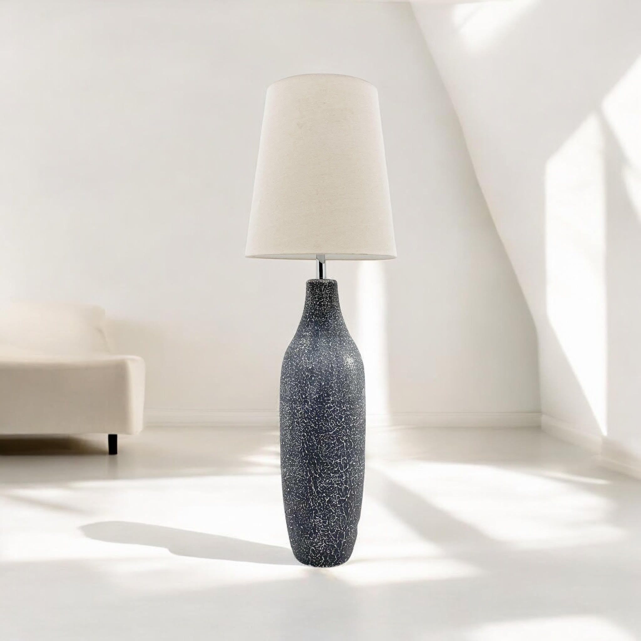 The Ottermere Floor Lamp — Textured Ceramic