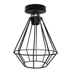 Shoreditch - Black Wire Cage Industrial Ceiling Pendant