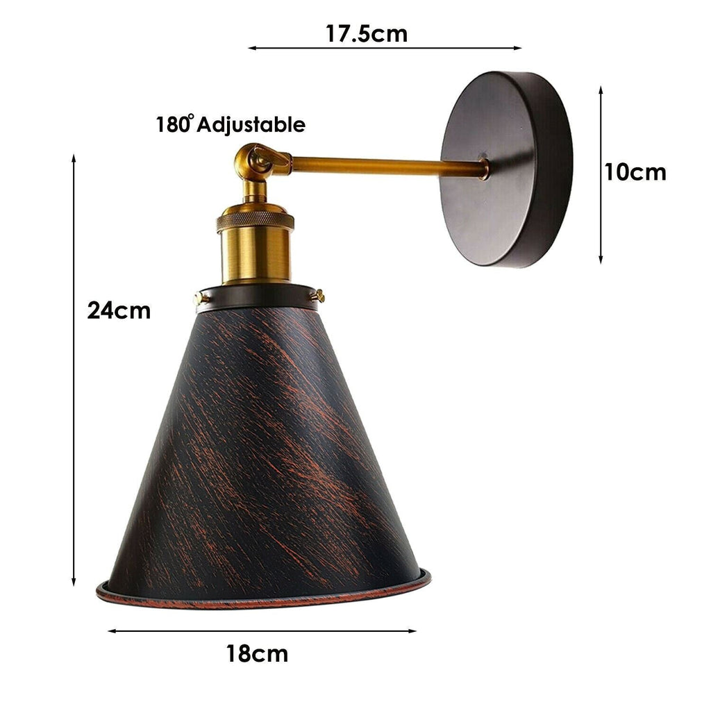 The Winterton Sconce — Adjustable Cone Wall Light