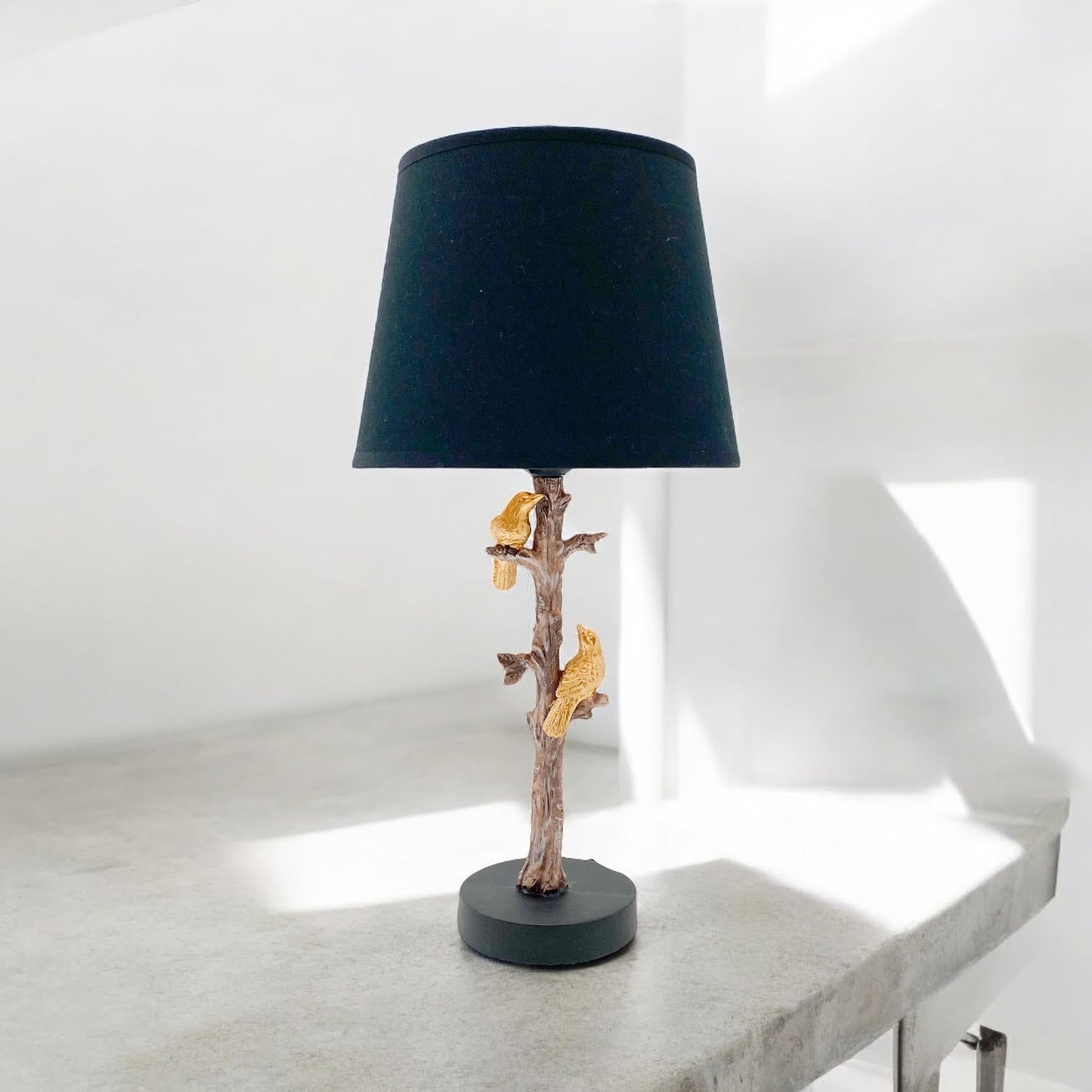 The Percy Table Lamp — Sculptural Parrot Base Accent Lamp