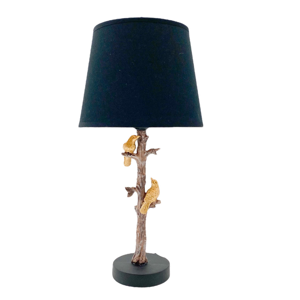 The Percy Table Lamp — Sculptural Parrot Base Accent Lamp