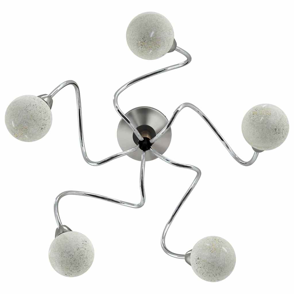 Lifestyle shot of the Solace ceiling light illuminating a contemporary dining area, emphasising its stylish presence