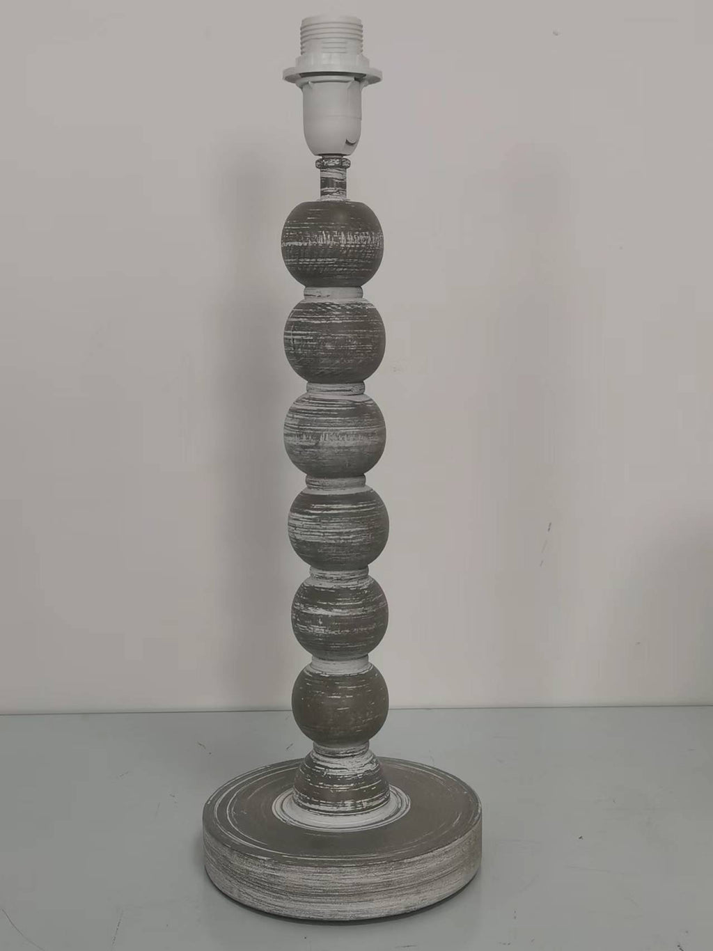 The Winslow Lamp — Washed Wood, Shabby Chic Design