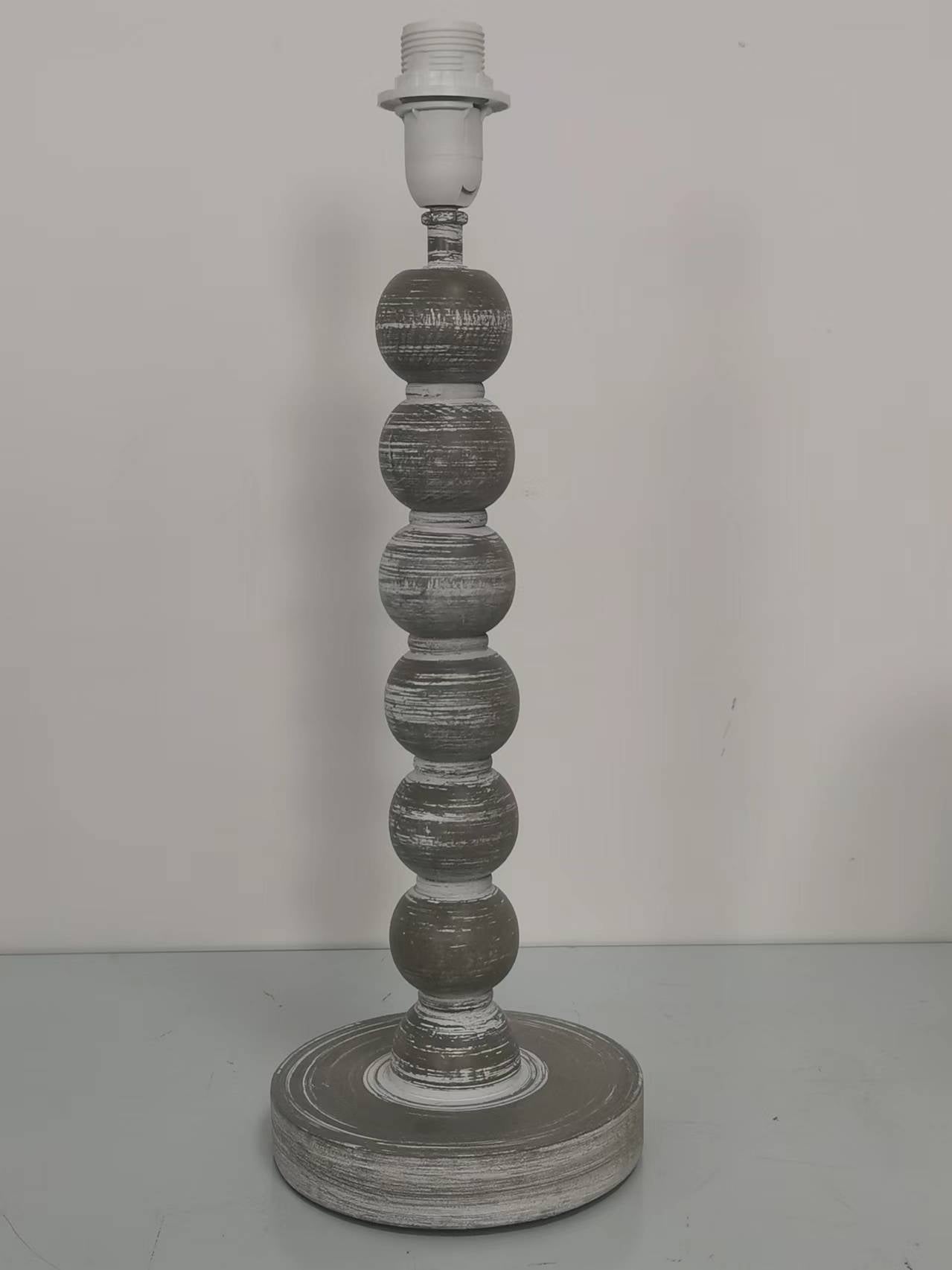 The Winslow Lamp — Washed Wood, Shabby Chic Design