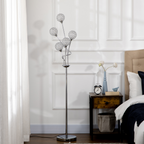 The Aveline Floor Lamp — 5-Light Crystal Bloom Standing Lamp