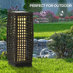 The Wrenholt Lantern — Rattan Solar Garden Light