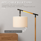 The Winslet Floor Lamp — Rotating Drum Shade Standing Lamp
