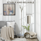The Prentiss Floor Lamp — 3-Cone Uplighter Standing Lamp