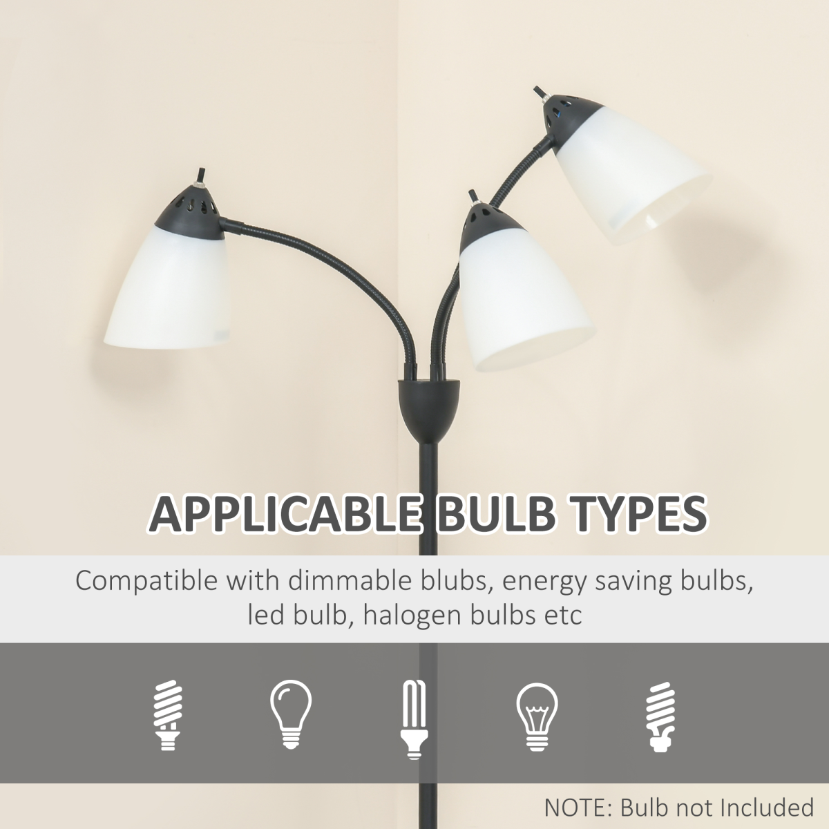 The Harlan Floor Lamp — 3-Arm Tree Standing Lamp
