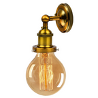 The Ellerby Sconce — Brass Edison Bulb Wall Light