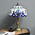 The Rosemarket Table Lamp — Stained Glass