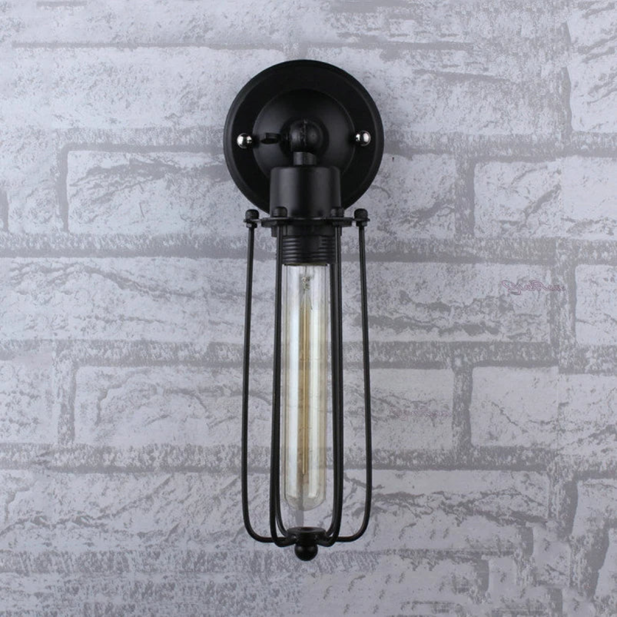 The Blackspire Wall Light — Long Cage