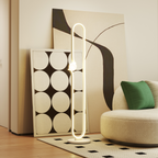 The Lyric Floor Lamp — LED Note & Glass Orb Standing Lamp
