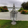 The Coastmere Garden Lantern — Antique Metal & Glass