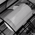Close-up of the Kura twin-shade ceiling light's mounting mechanism and design details, emphasising quality craftsmanship