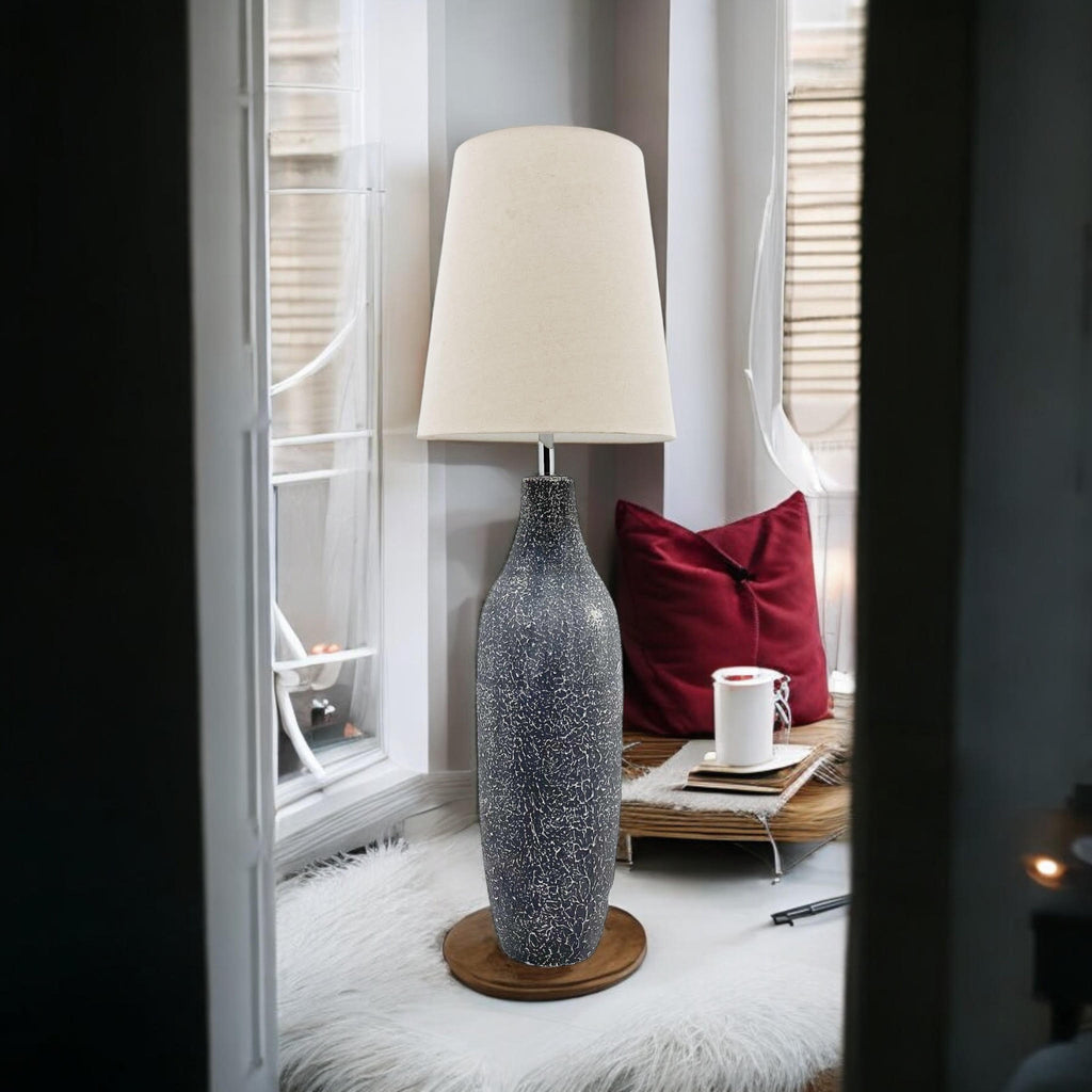 The Ottermere Floor Lamp — Textured Ceramic