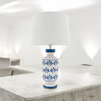 The Kingsley Table Lamp — Blue & White Oriental Ceramic Lamp