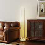 The Lyric Floor Lamp — LED Note & Glass Orb Standing Lamp