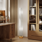 The Solstice Floor Lamp — Fabric Column LED Standing Lamp